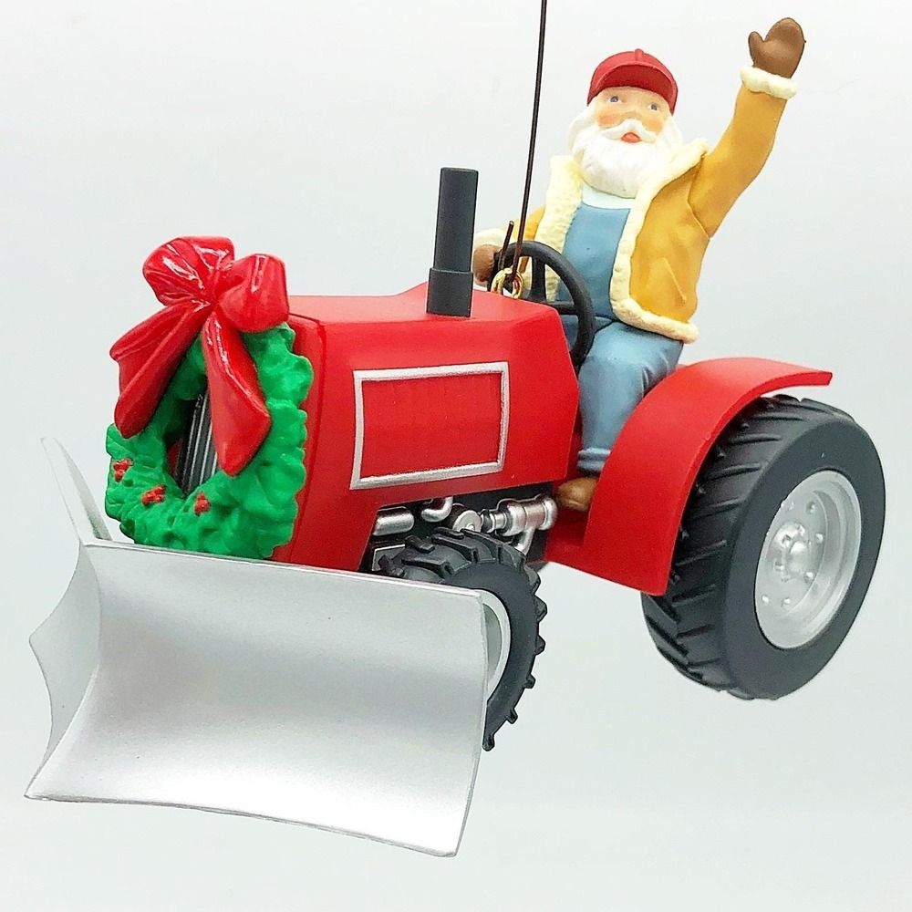 Santa's Snowplow 2001 Hallmark Ornament #23 in Here Comes Santa